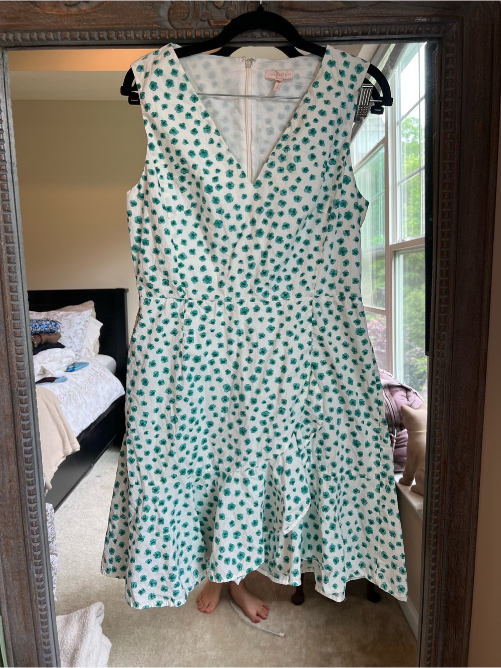 Rebecca Taylor Tulip Hem Floral Dress